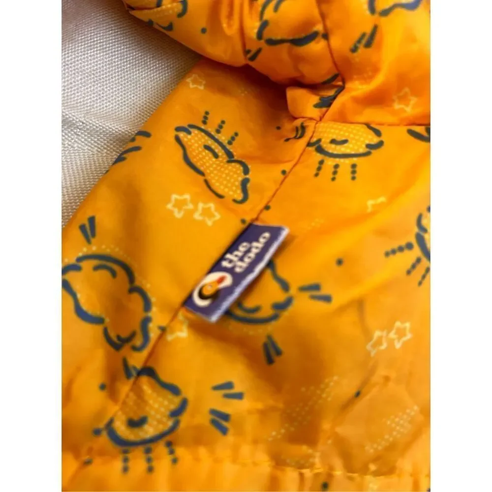 Dodo‎ dog rain jacket M Medium Yellow